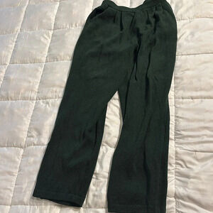 St. John Dark Green Stretchy Pants
